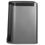 Curver Papelera doble pedal Deco gris claro cubos interiores 6L y 15L von , Mülltonnen und Mülltonnen - Ref: Foro24-443823, P...