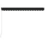 Toldo retráctil manual con LED gris antracita 450x300 cm de , Toldos - Ref: Foro24-3051246, Precio: 400,74 €
