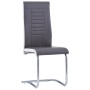 Juego de comedor 9 piezas cuero sintético gris de , muebles para cocinas y comedores - Ref: Foro24-3053151, Precio: 776,92 €,...