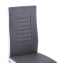 Juego de comedor 9 piezas cuero sintético gris de , muebles para cocinas y comedores - Ref: Foro24-3053151, Precio: 776,92 €,...