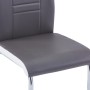 Juego de comedor 9 piezas cuero sintético gris de , muebles para cocinas y comedores - Ref: Foro24-3053151, Precio: 776,92 €,...