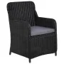 7-teiliges schwarzes Garten-Ess-Set von vidaXL, Gartensets - Ref: Foro24-3067820, Preis: 954,70 €, Rabatt: %