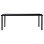 Juego de comedor 11 piezas cuero sintético negro de , muebles para cocinas y comedores - Ref: Foro24-3053164, Precio: 1,00 €,...