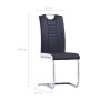 Juego de comedor 11 piezas cuero sintético negro de , muebles para cocinas y comedores - Ref: Foro24-3053164, Precio: 1,00 €,...
