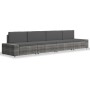 Juego de muebles de jardín 4 piezas ratán sintético gris by , Garden sets - Ref: Foro24-3054605, Price: 378,10 €, Discount: %