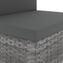 Juego de muebles de jardín 4 piezas ratán sintético gris by , Garden sets - Ref: Foro24-3054605, Price: 378,10 €, Discount: %
