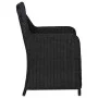 7-teiliges schwarzes Garten-Ess-Set von vidaXL, Gartensets - Ref: Foro24-3067820, Preis: 954,70 €, Rabatt: %