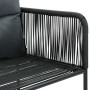 Set de comedor de jardín de 5 piezas PVC ratán negro von , Gartensets - Ref: Foro24-3060095, Preis: 348,25 €, Rabatt: %