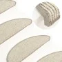 Selbstklebende Stufenmatte 15 Stück Silber 56x17x3 cm von vidaXL, Treppenmatten - Ref: Foro24-326895, Preis: 86,54 €, Rabatt: %