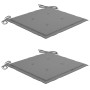 Sillas de jardín con cojines 2 uds madera maciza teca y acero von , Gartenstühle - Ref: Foro24-3061516, Preis: 277,01 €, Raba...