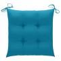 Sillas de jardín 2 uds madera de teca con cojines azul claro von , Gartenstühle - Ref: Foro24-3062749, Preis: 294,32 €, Rabat...