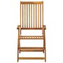 Sillas de jardín reclinables 2 uds madera maciza acacia cojines by , Garden chairs - Ref: Foro24-3064065, Price: 179,77 €, Di...