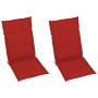Sillas de jardín reclinables 2 uds madera maciza acacia cojines by , Garden chairs - Ref: Foro24-3064065, Price: 179,77 €, Di...
