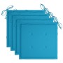 Set de comedor exterior plegable 5 piezas con cojines bambú von , Gartensets - Ref: Foro24-3063964, Preis: 263,49 €, Rabatt: %