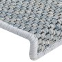 Selbstklebende Sisal-Treppenmatte 15 Stück blau 65x21x4 cm von vidaXL, Treppenmatten - Ref: Foro24-326886, Preis: 103,38 €, R...