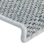 Self-adhesive sisal stair tread mat, set of 15, blue, 65x21x4 cm by vidaXL, Stair mats - Ref: Foro24-326886, Price: 101,33 €,...