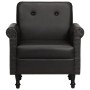 Sillón butaca de cuero auténtico negro de , Sillones - Ref: Foro24-320779, Precio: 225,57 €, Descuento: %