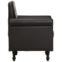 Sillón butaca de cuero auténtico negro de , Sillones - Ref: Foro24-320779, Precio: 225,57 €, Descuento: %