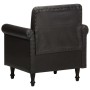 Sillón butaca de cuero auténtico negro de , Sillones - Ref: Foro24-320779, Precio: 225,57 €, Descuento: %