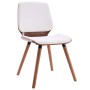 Sillas de comedor 2 unidades cuero sintético blanco de , Sillas de comedor - Ref: Foro24-287381, Precio: 258,13 €, Descuento: %