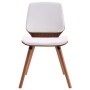 Sillas de comedor 2 unidades cuero sintético blanco de , Sillas de comedor - Ref: Foro24-287381, Precio: 258,13 €, Descuento: %
