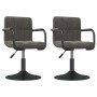 Sillas de comedor giratorias 2 unidades terciopelo gris oscuro von , Essstühle - Ref: Foro24-334618, Preis: 131,77 €, Rabatt: %