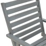 Sillas comedor de jardín 3 uds madera maciza acacia y cojines by , Garden chairs - Ref: Foro24-3064446, Price: 291,01 €, Disc...