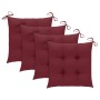 Sillas comedor de jardín 3 uds madera maciza acacia y cojines von , Gartenstühle - Ref: Foro24-3064452, Preis: 296,22 €, Raba...