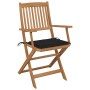 Sillas de jardín plegables 6 uds y cojines madera maciza acacia von , Gartenstühle - Ref: Foro24-3065468, Preis: 391,50 €, Ra...