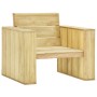 Silla de jardín y cojines beige madera pino impregnada de , Sillas de jardín - Ref: Foro24-3065744, Precio: 174,31 €, Descuen...