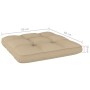 Silla de jardín y cojines beige madera pino impregnada de , Sillas de jardín - Ref: Foro24-3065744, Precio: 174,31 €, Descuen...