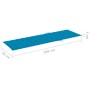 Tumbona con cojín azul madera de pino impregnada von , Liegen - Ref: Foro24-3065823, Preis: 119,77 €, Rabatt: %
