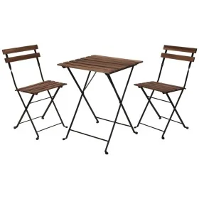 ProGarden Bistro table and chairs 3-piece set black by ProGarden, Garden sets - Ref: Foro24-436226, Price: 102,27 €, Discount: %