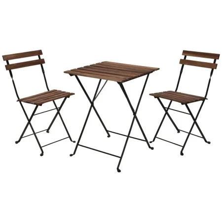 ProGarden Bistro table and chairs 3-piece set black by ProGarden, Garden sets - Ref: Foro24-436226, Price: 102,27 €, Discount: %