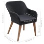Juego de comedor para jardín 5 piezas negro von , Gartensets - Ref: Foro24-3067824, Preis: 567,77 €, Rabatt: %
