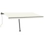 Toldo de pie automático crema 450x300 cm by , Awnings - Ref: Foro24-3069767, Price: 596,63 €, Discount: %