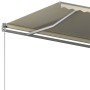 Toldo de pie automático crema 450x300 cm by , Awnings - Ref: Foro24-3069767, Price: 596,63 €, Discount: %