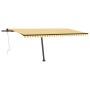 Toldo de pie automático amarillo y blanco 500x350 cm von , Markisen - Ref: Foro24-3069868, Preis: 682,90 €, Rabatt: %
