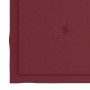 Sillas de jardín 6 uds madera maciza de teca cojines rojo tinto von , Gartenstühle - Ref: Foro24-3073040, Preis: 863,56 €, Ra...