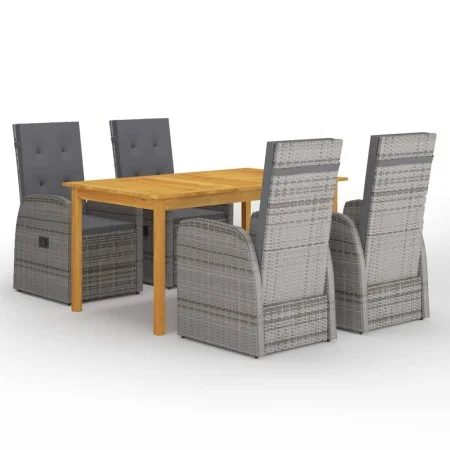 5-teiliges graues Garten-Essset von vidaXL, Gartensets - Ref: Foro24-3067810, Preis: 801,13 €, Rabatt: %