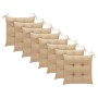 Sillas Batavia 8 unidades madera maciza de teca con cojines de , Sillas de jardín - Ref: Foro24-3073367, Precio: 1,00 €, Desc...