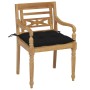 Sillas Batavia 6 unidades madera maciza de teca con cojines von , Gartenstühle - Ref: Foro24-3073344, Preis: 760,73 €, Rabatt: %