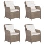 Brown 5-piece garden dining set by vidaXL, Garden sets - Ref: Foro24-3067818, Price: 807,41 €, Discount: %