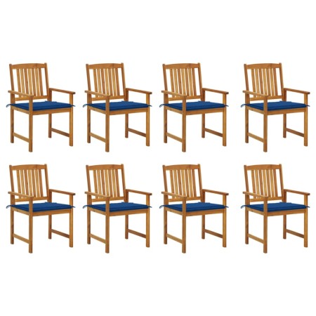 Sillas de jardín con cojines 8 uds madera maciza de acacia von , Gartenstühle - Ref: Foro24-3078176, Preis: 654,44 €, Rabatt: %