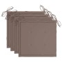 Sillas de jardín y cojines 4 unidades madera maciza de acacia von , Gartenstühle - Ref: Foro24-3078478, Preis: 463,77 €, Raba...