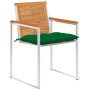 Sillas de jardín y cojines 4 unidades madera maciza de acacia von , Gartenstühle - Ref: Foro24-3078490, Preis: 456,65 €, Raba...