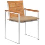 Sillas de jardín y cojines 6 unidades madera maciza de acacia by , Garden chairs - Ref: Foro24-3078515, Price: 681,23 €, Disc...