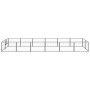 Perrera acero 12 m² negra de , Casetas y cercados para perros - Ref: Foro24-3082113, Precio: 301,54 €, Descuento: %