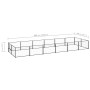 Perrera acero 12 m² negra de , Casetas y cercados para perros - Ref: Foro24-3082113, Precio: 301,54 €, Descuento: %
