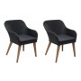 Sillas de jardín con cojines 2 unidades ratán sintético negro von , Gartenstühle - Ref: Foro24-44153, Preis: 202,26 €, Rabatt: %